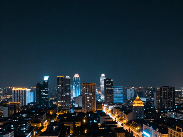 城市夜景光绘摄影，巧用留白强化光线形态，打造极致视觉张力