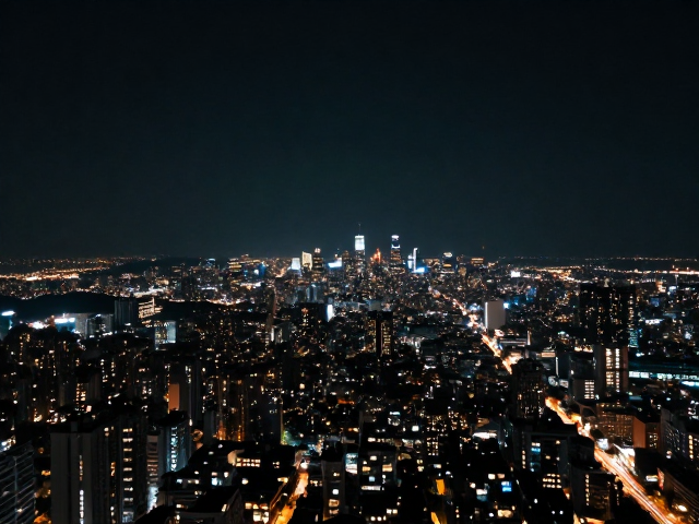 城市夜景创作，灯光绘画去除杂乱光点，打造纯净氛围感大片