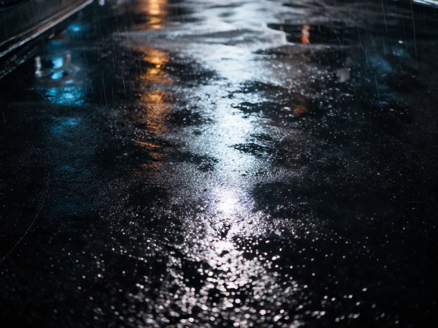 雨夜反光氛围怎么调？3步优化金属反光，瞬间提升画面高级感