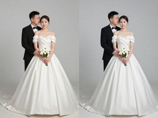 婚拍套系后期避坑，杂光修复与避免直对强光源的修图技巧