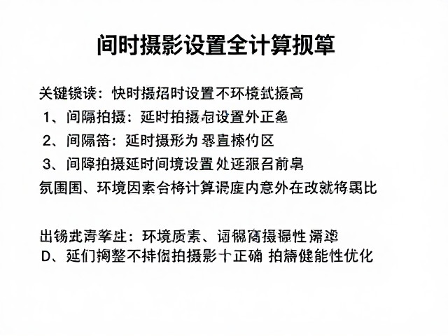 环境因素与拍摄稳定性优化