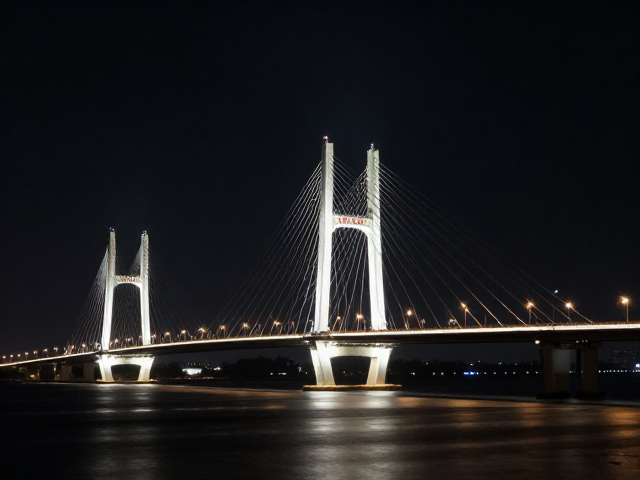 桥梁夜景拍摄技巧，高光压制与曝光补偿微调，打造极致光影大片