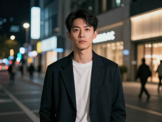 商业夜景视频怎么拍?正面补光灯让主体更突出