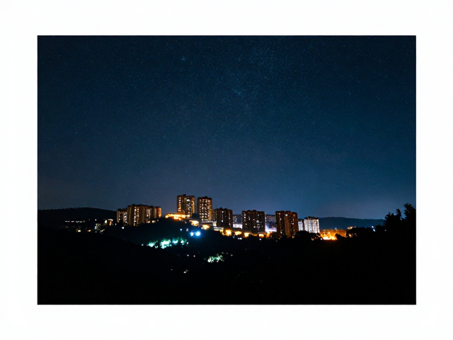 PS夜景降噪技巧,保留星点与灯光细节,告别涂抹感