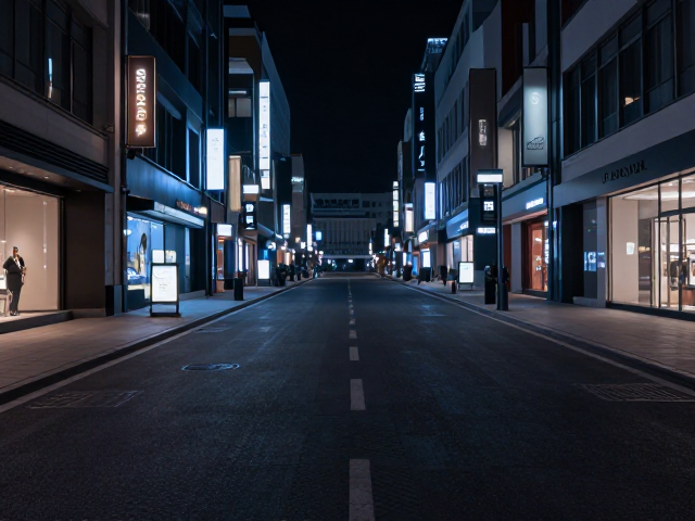 冷调调色教程，如何拍出商业街夜景的高级感？