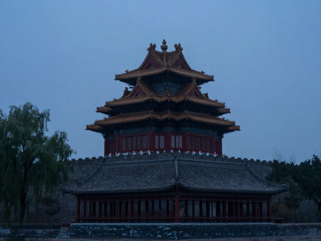 暮色时段机位选择与构图策略