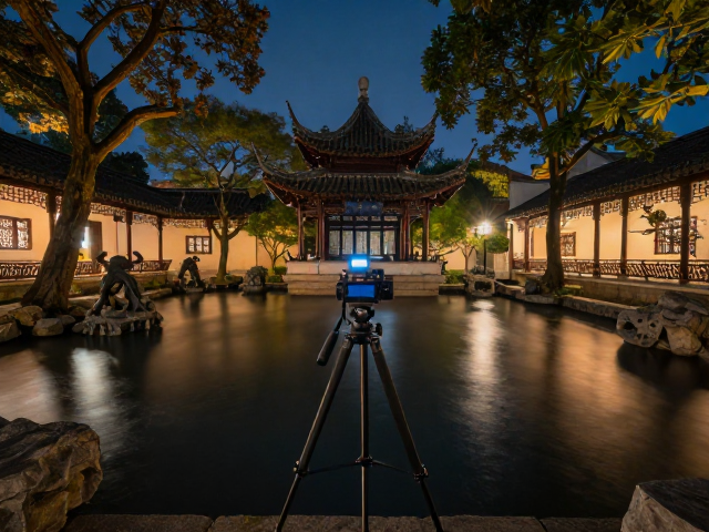三脚架慢门拍夜景,绝美园林机位推荐,出片率超高!