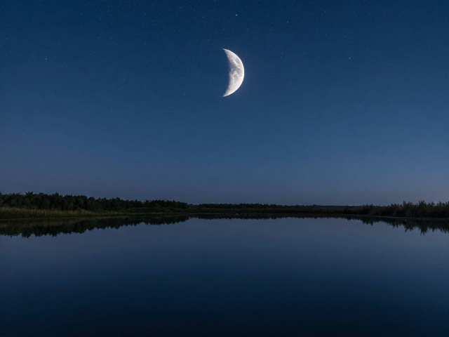 湿地机位推荐,新月星空夜倒影增强攻略
