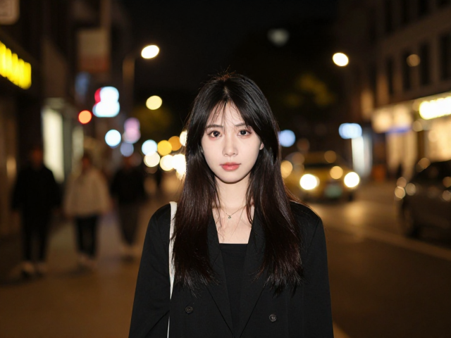 夜景人像的光圈实战:平衡亮度与氛围