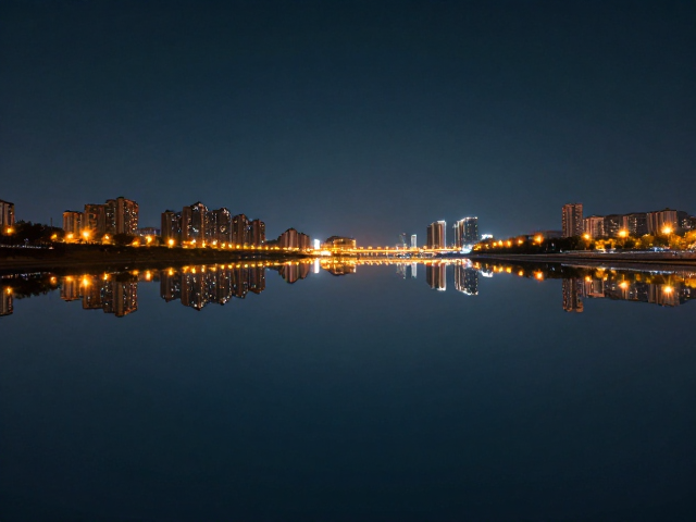 对称构图在夜景中的视觉张力