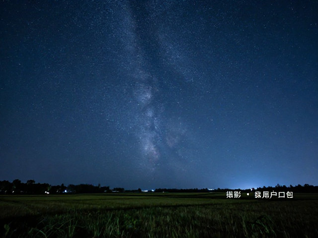 乡村夜景星空摄影,快门线使用技巧与参数设置指南