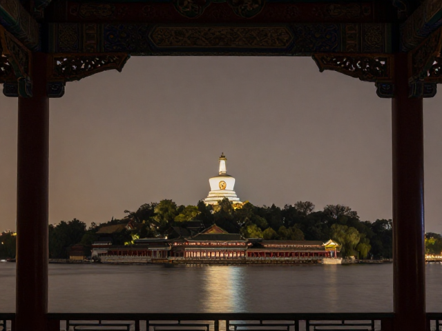 北海公园琼华岛的对称美学