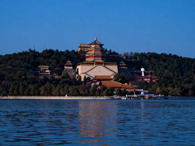 北京皇家园林夜景机位,借景构图与国风机位全解析