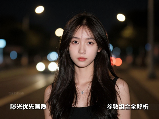 手持人像夜景怎么拍？曝光优先画质，参数组合全解析