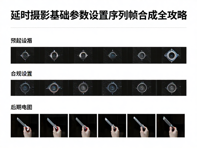 延时摄影基础，参数设置与序列帧合成全攻略