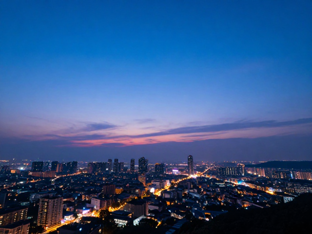 暮色夜景摄影，广角镜头捕捉梦幻夜色，打造爆款视觉大片