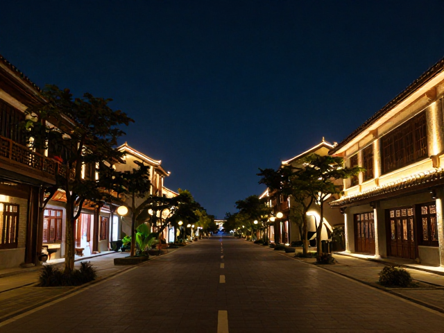建筑轮廓灯的曝光控制与色彩还原