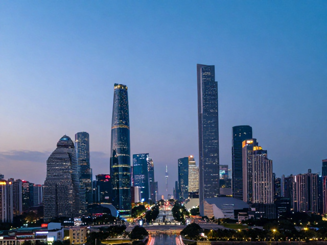 周边高层建筑的俯瞰视角