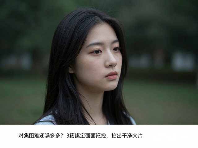 对焦困难还噪点多?3招搞定画面把控,拍出干净大片