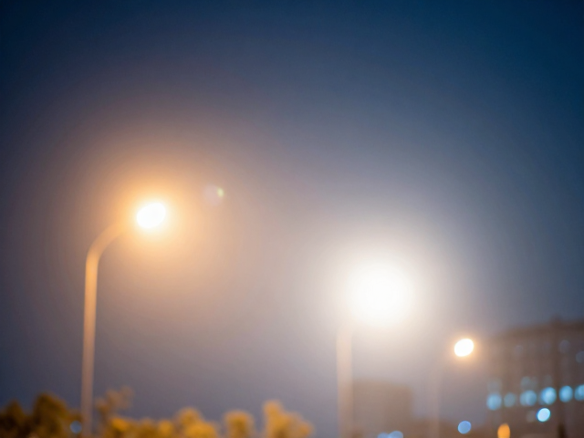 夜景拍摄中的光晕构建技巧