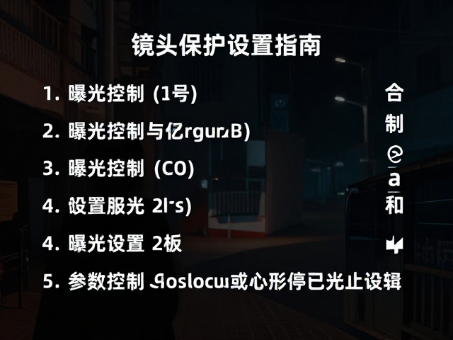 曝光控制与参数设置逻辑