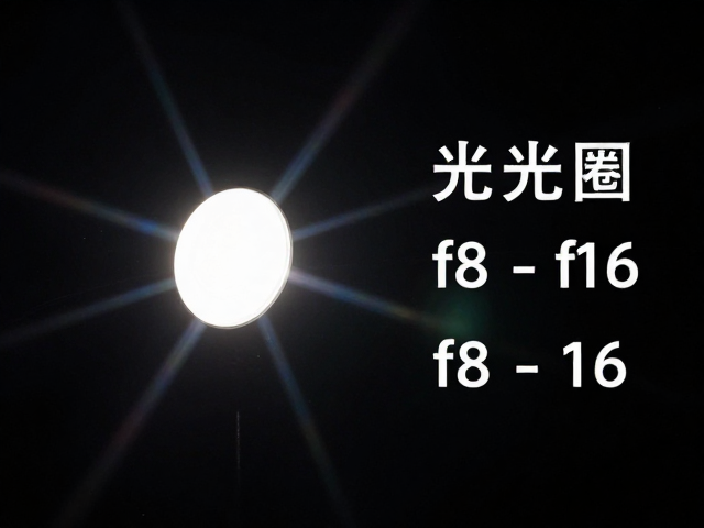 室外点光源拍摄技巧,光圈f8-f16星芒效果详解