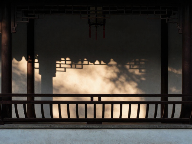 园林机位打卡,中式栏杆与古典园林灯光绝配拍摄指南