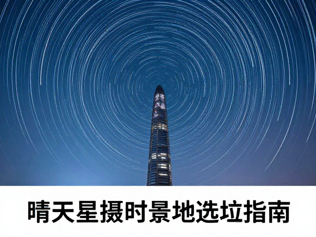 晴天星轨最佳拍摄时段与地标建筑选址指南