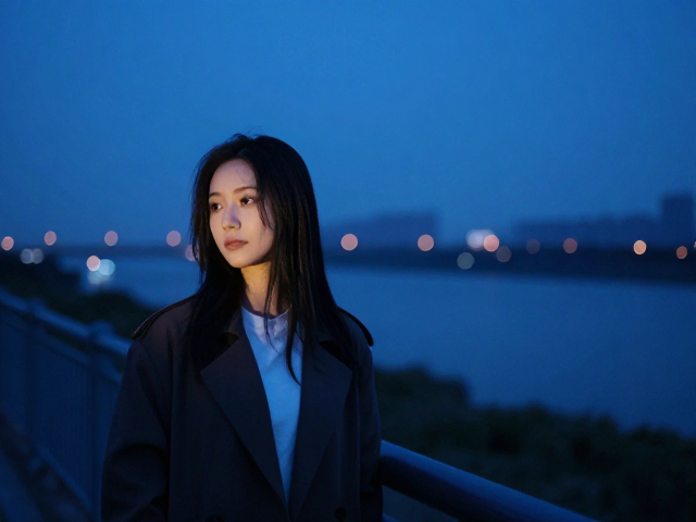 手机修图教程,蓝调时刻夜景怎么拍?色温调节与色调校准全攻略