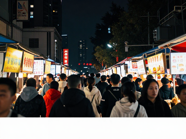 成都夜市烟火夜景怎么拍?手机阴影提亮技巧,随手出大片