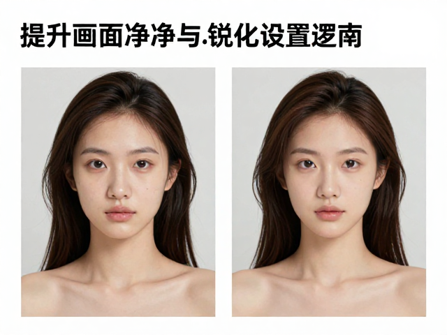 画质优化技巧,提升画面纯净度与锐化半径设置指南