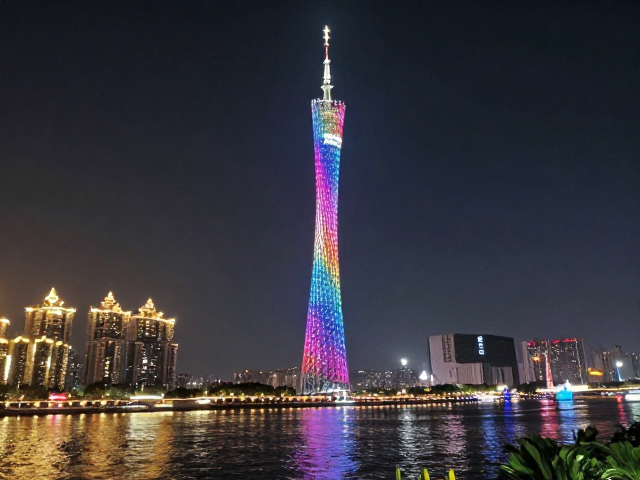 广州小蛮腰夜景攻略,城市地标与环境光交织的绝美画卷