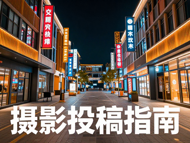 商业街区氛围夜景摄影比赛投稿指南,助力你的作品脱颖而出