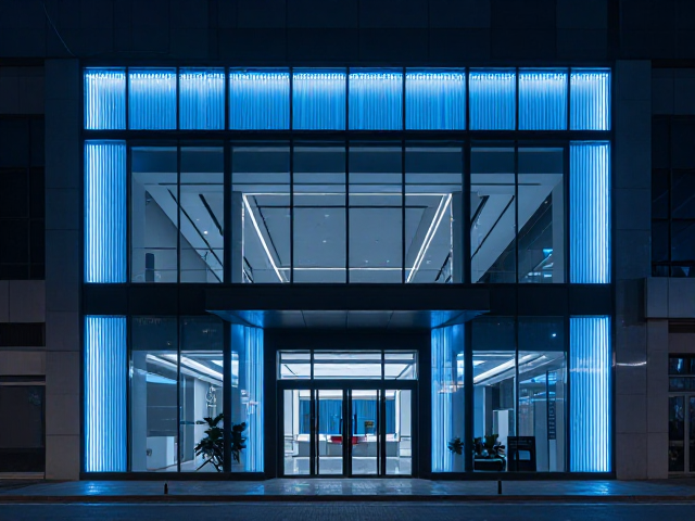 全画幅相机拍蓝调夜景,商业空间装饰的高级光影技巧