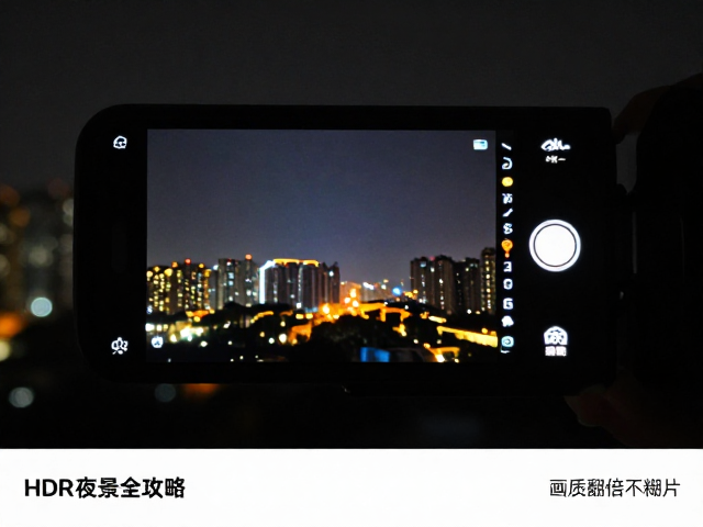 手机长焦拍夜景？蓝牙快门，HDR夜景全攻略，画质翻倍不糊片