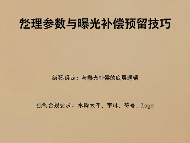 暖调氛围营造指南，适配参数与曝光补偿预留技巧