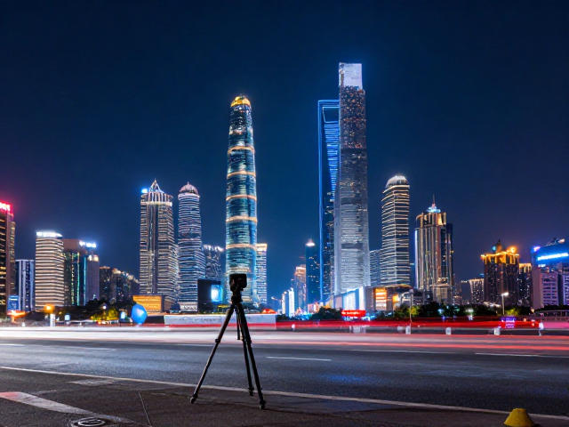 霓虹夜景慢门曝光技巧,地标光影大片拍摄指南