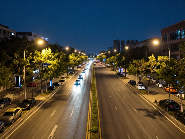 景观道路照明的安全边界与构图优化