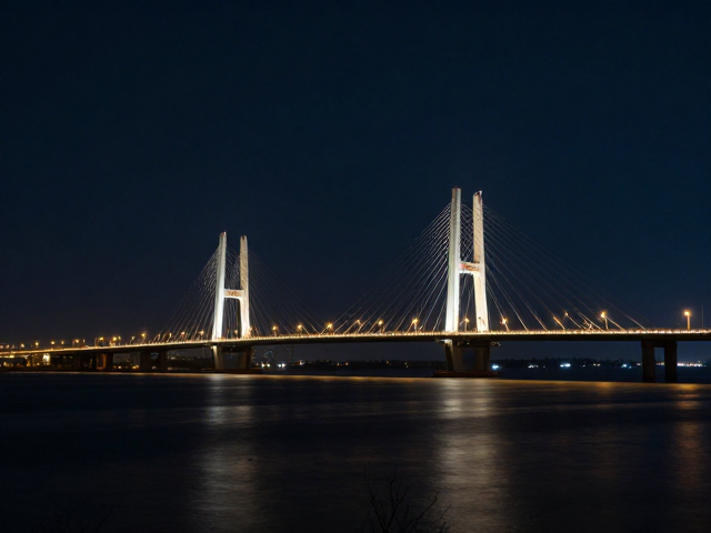 桥梁建筑夜景拍摄,曝光补偿保留夜色氛围技巧