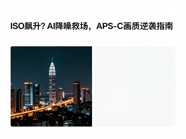 夜景ISO飙升?AI降噪救场,APS-C画质逆袭指南