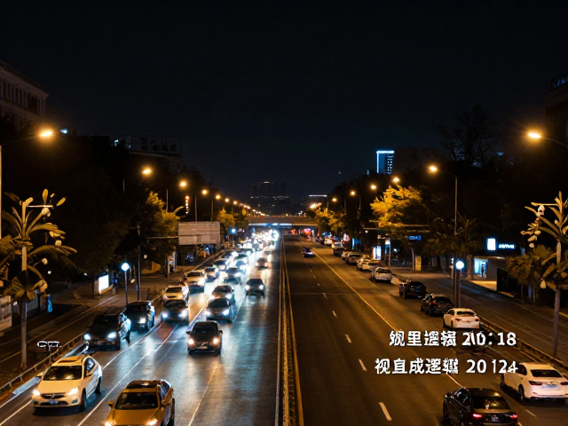 全画幅相机拍车流夜景，对称构图技巧与参数设置指南