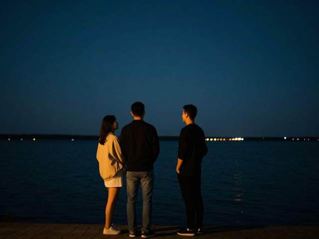 夜间结伴拍水边机位,冷暖混合光下的绝美光影攻略