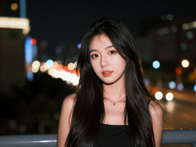城市夜景人像怎么拍?手动白平衡,补光技巧,照亮绝美氛围感
