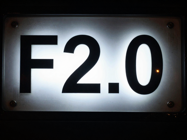 夜景特写F2.0兼顾锐度,勾勒车灯轮廓光