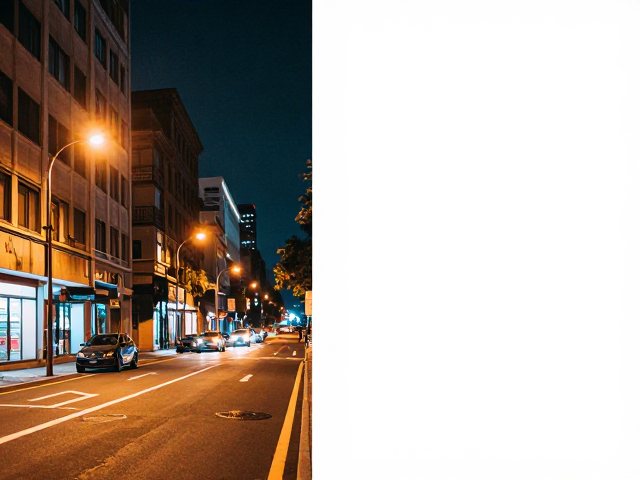 城市街景夜景调色,色温修正技巧与预设建立指南