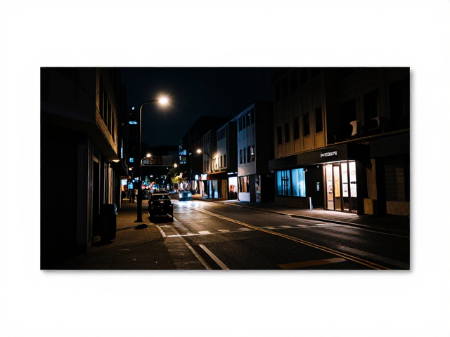 街头夜景怎么拍?局部对比增强,适度欠曝,高光不爆细节更绝