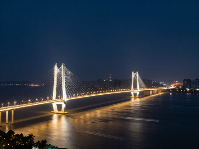 大桥夜景绝美光轨,城市文旅新地标打卡指南