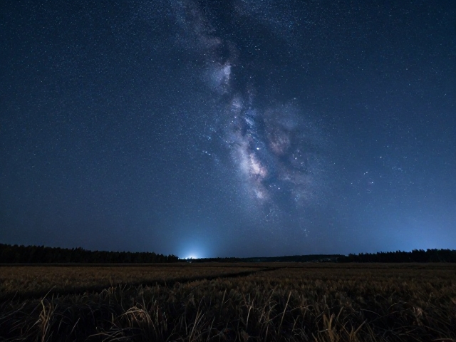 后期合成与星空夜景的视觉呈现