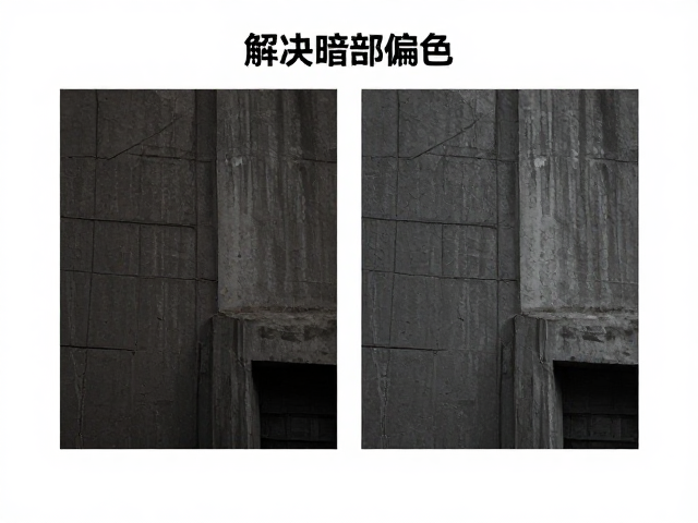 解决暗部偏色,建筑纹理保留的画质优化指南