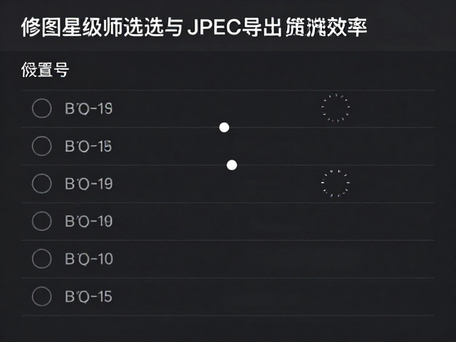 JPEG导出质量与画质优化的平衡策略